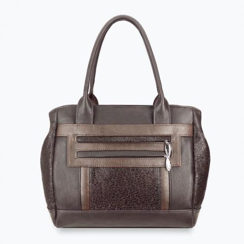 Сумка женская Пассаж коричневая Крокус - Фабрика сумок «Кожгалантерея Крокус»