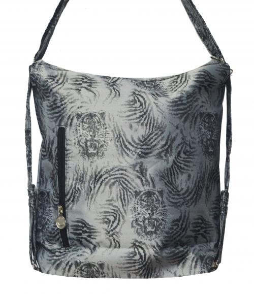 Женская сумка-рюкзак серая Караван - Фабрика сумок «Караван»