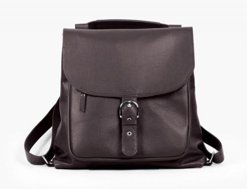 Женская сумка-рюкзак темно-коричневого цвета - Фабрика сумок «А-Рада»
