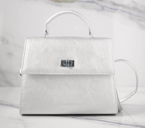 Сумка женская серебро Christie Saiko - Фабрика сумок «Christie Saiko»