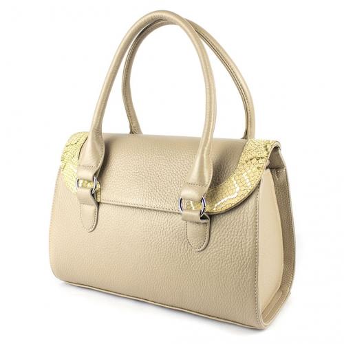 Женская каркасная сумка кожа Барти - Фабрика сумок «Барти»