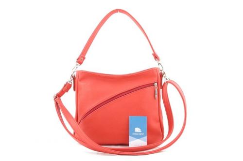 Женская коралловая сумка на плечо Сумки Питер - Фабрика сумок «Сумки Питер»