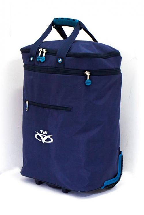 Сумка на колесах синяя TsV - Фабрика сумок «TsV»