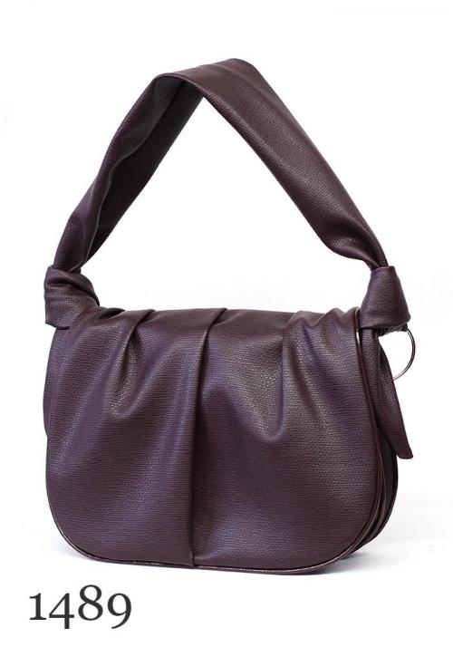 Женская сумка через плечо коричневая Золотой дождь - Фабрика сумок «Золотой дождь»