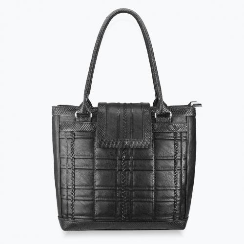 Женская сумка Гармония черная Крокус - Фабрика сумок «Кожгалантерея Крокус»
