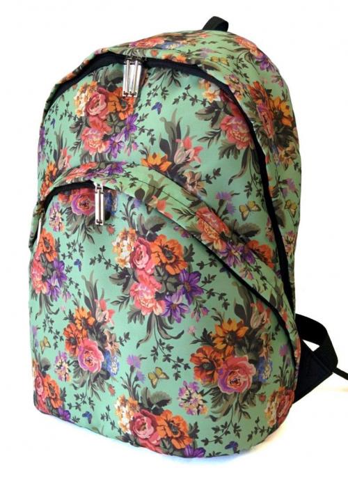 Рюкзак молодежный цветы ПодЪполье - Фабрика сумок «Saco-saco»