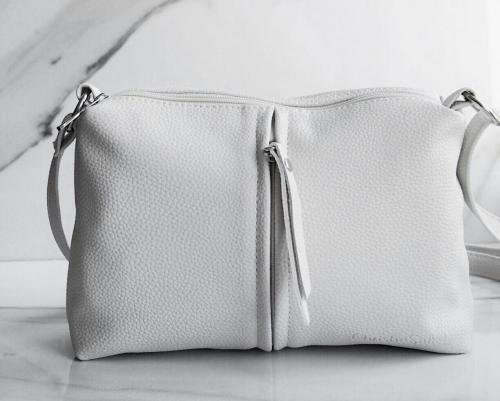 Женская сумка через плечо белая Christie Saiko - Фабрика сумок «Christie Saiko»
