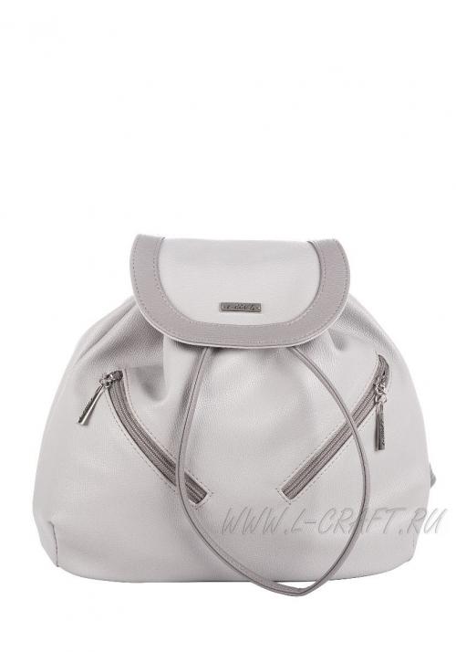 Городской рюкзак женский серый L-Craft - Фабрика сумок «L-Craft»