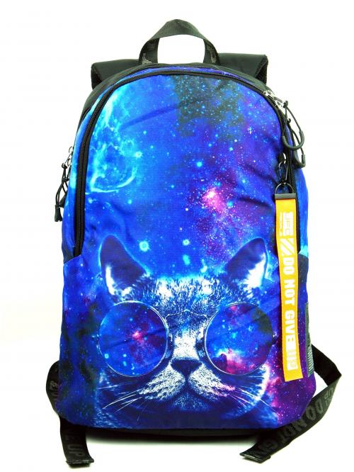 Молодежный яркий рюкзак кот UFO PEOPLE - Фабрика сумок «UFO PEOPLE»