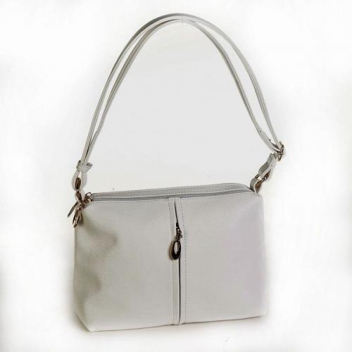 Небольшая женская сумка через плечо белая Allexi - Фабрика сумок «Allexi»