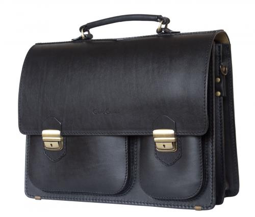 Деловой портфель мужской Fagetto black Carlo Gattini - Фабрика сумок «Carlo Gattini»