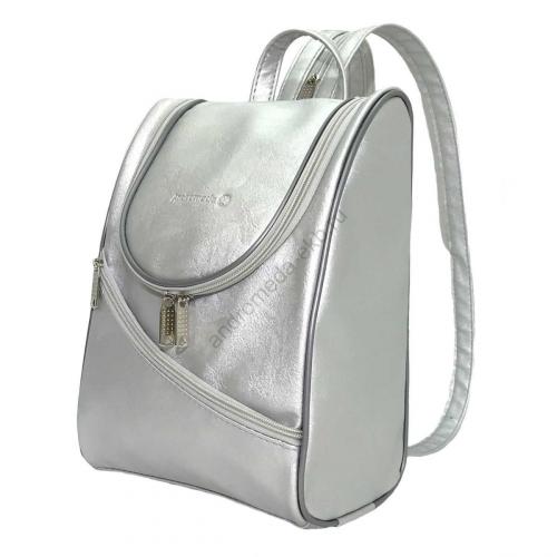 Рюкзак городской серебро Andromeda - Фабрика сумок «Andromeda»