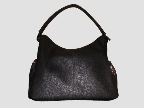 Женская сумка черная мягкая - Фабрика сумок «Нефтекамская кожгалантерейная фабрика»