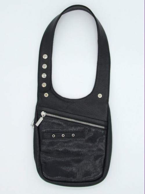 Небольшая сумка на плечо черная Dalena - Фабрика сумок «Dalena»