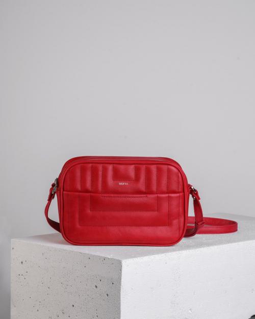 Женская сумка на плечо красная GriNNa - Фабрика сумок «GriNNa»
