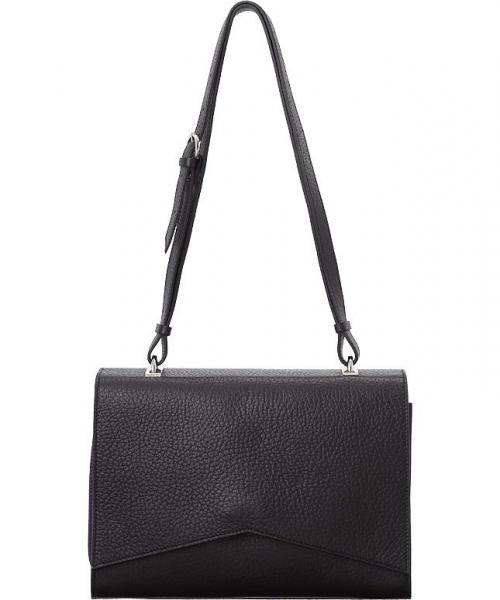 Женская кожаная черная сумка Azaro - Фабрика сумок «Deboro»