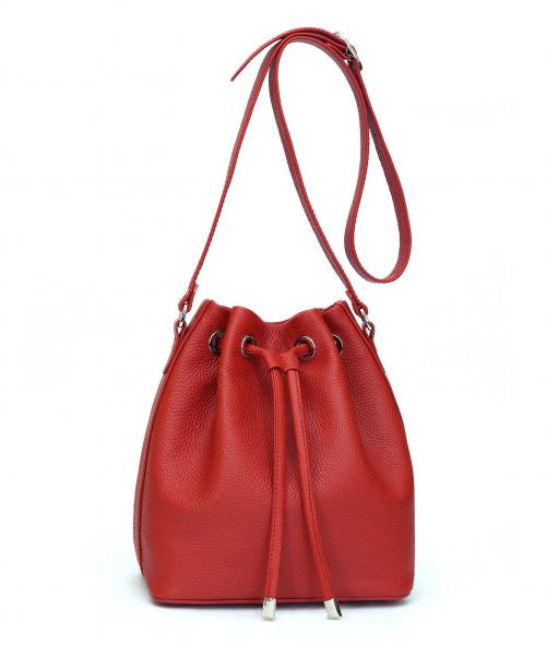 Женская сумка кожаная на плечо красная ALSWA - Фабрика сумок «ALSWA»