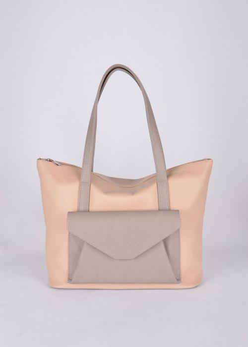 Женская сумка классическая кремовая  - Фабрика сумок «Anri»