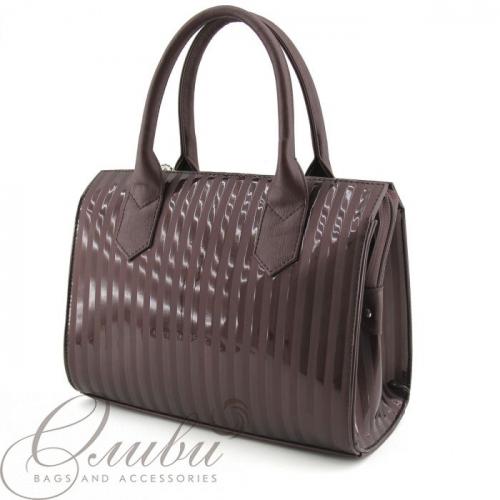 Женская сумка бордо полоска OLIVI - Фабрика сумок «OLIVI»