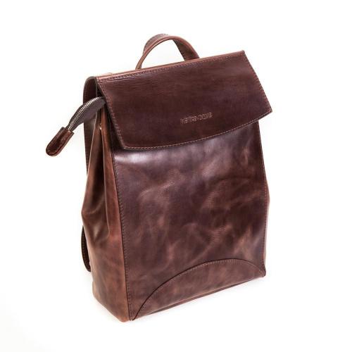 Городской женский рюкзак коричневый Metko Club - Фабрика сумок «Metko Club»