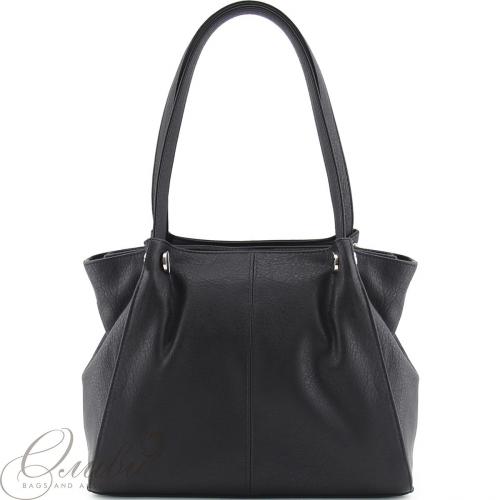 женская сумка мягкая черная OLIVI - Фабрика сумок «OLIVI»