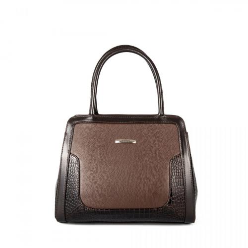 Классическая женская сумка коричневая Afina - Фабрика сумок «Afina»