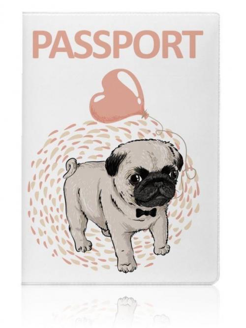 Обложка для паспорта Miusli Mops - Фабрика сумок «Miusli»