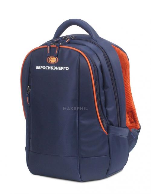 Рюкзак для ноутбука синий МаксФил - Фабрика сумок «МаксФил»