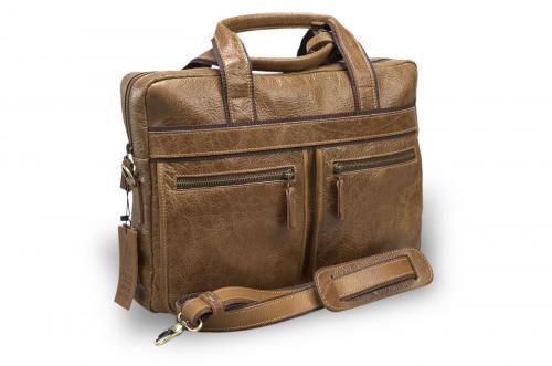 Кожаный портфель мужской Олио Рости - Фабрика сумок «Олио Рости»