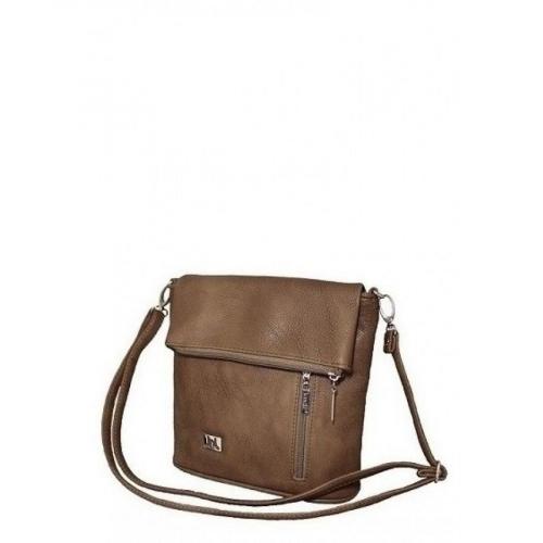 Женская сумка через плечо светло-коричневая Janelli - Фабрика сумок «Janelli»