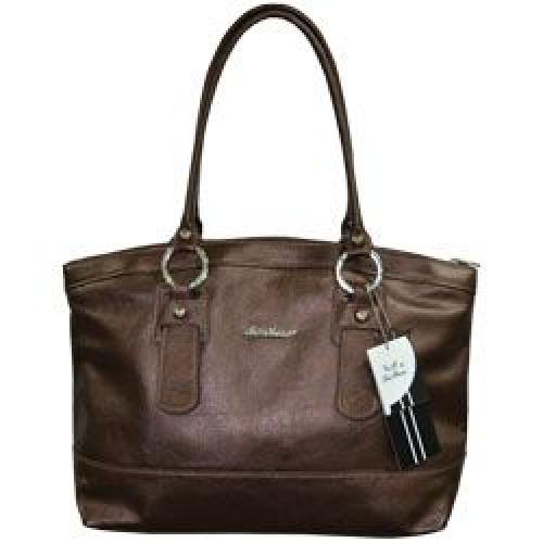 Женская кожаная сумка коричневая Варвара - Фабрика сумок «Варвара»