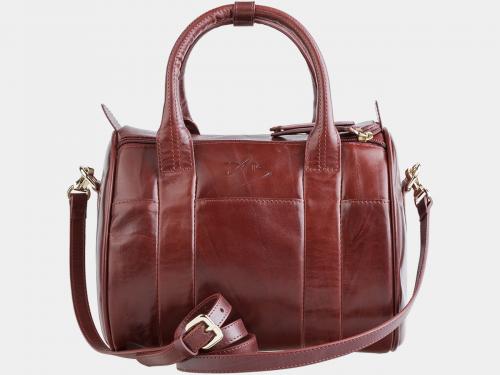 Женская сумка из натуральной кожи коричневая - Фабрика сумок «Alexander TS»