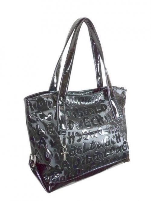 Сумка женская классика черный лак Миг - Фабрика сумок «Миг»