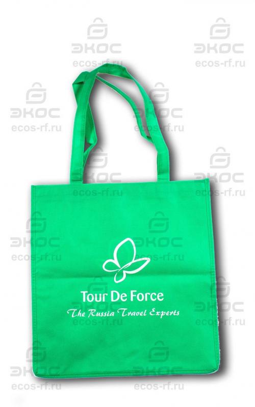 Промо сумка зеленая Эконом Экос - Фабрика сумок «Экос»