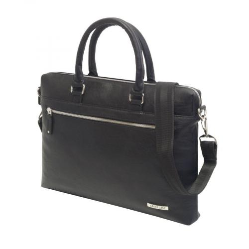 Мужская сумка-портфель черная Альфа Девайс - Фабрика сумок «Альфа Девайс»
