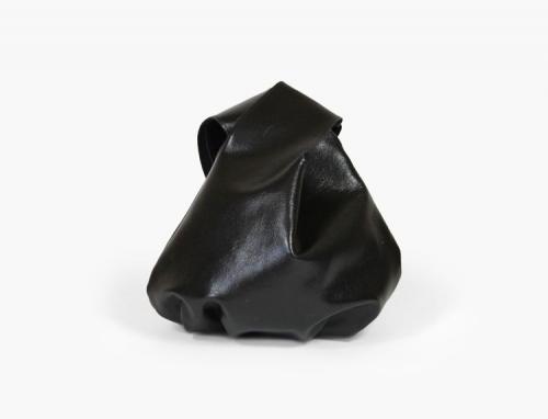 Черная кожаная сумочка клатч на запястье - Фабрика сумок «А-Рада»