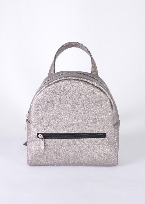 Женская сумка-рюкзак серебро Anri - Фабрика сумок «Anri»