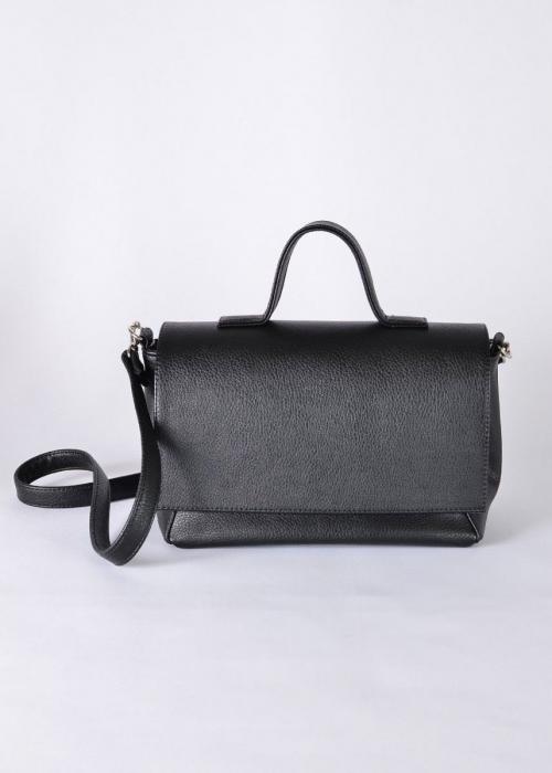 Сумка женская классика ченая с ремешком Anri - Фабрика сумок «Anri»