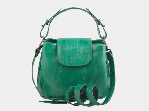 Зеленая женская кожаная сумка Alexander TS - Фабрика сумок «Alexander TS»