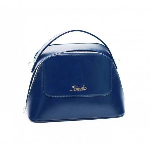 Небольшая сумка женская синяя Savio - Фабрика сумок «Savio»