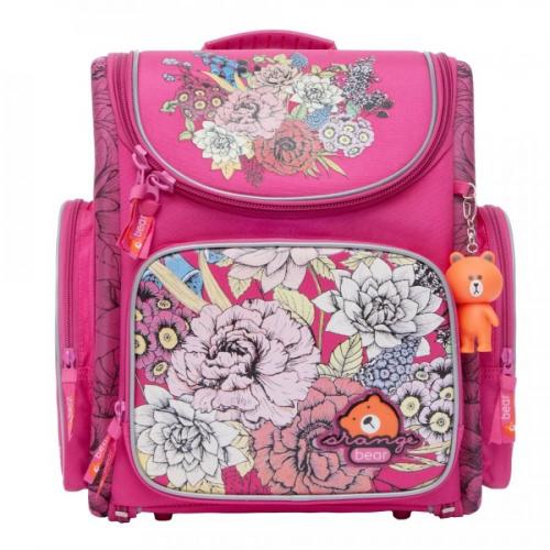 Школьный ранец для девочек розовый Orange Bear - Фабрика сумок «Grizzly»