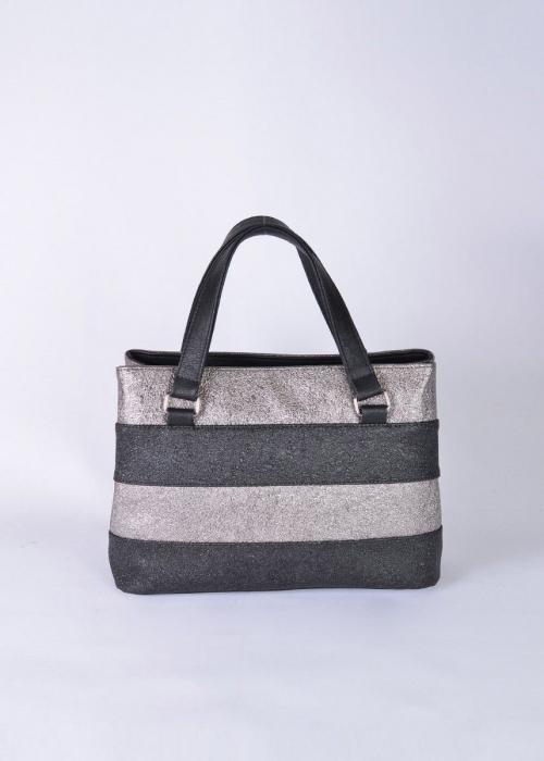 Сумка женская классическая черное-серебро Anri - Фабрика сумок «Anri»
