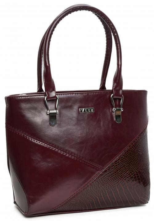 Женская сумка каркасная бордо ViTa-Art - Фабрика сумок «ViTa-Art »