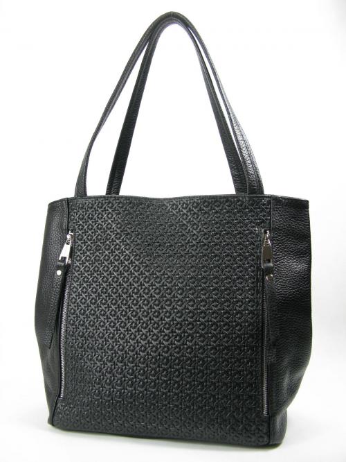 Деловая сумка женская черная плетенка Studio KSK - Фабрика сумок «Studio KSK»