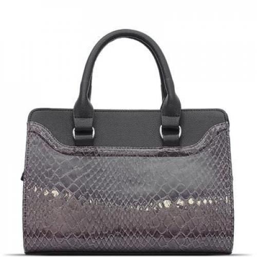 Женская сумка классическая рептилия серая Richet - Фабрика сумок «Richet»